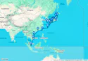 Japan & Southeast Asia Cruise - M732A
