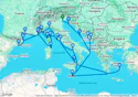 28-DAY DALMATIAN COAST, COTE D'AZUR, SARDINIA & CORSICA