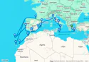 An Extended Journey Across Three Seas, from the Aegean to the Atlantic