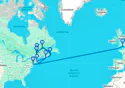 Transatlantic Crossing, New England and Canada Cruise - M623C