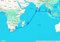 Singapore, Sri Lanka & South Africa Combination Cruise: Singapore, Colombo & Richards Bay