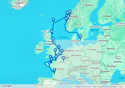 Ultimate European Voyage: Bordeaux to the Scandinavian Fjords - Cruise & Land Journey