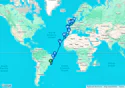 31-DAY SOUTH AMERICA, CANARY ISLANDS, SPAIN & FRANCE - V726A