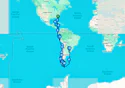 31-DAY PANAMA CANAL, INCA & SOUTH AMERICA: CHILEAN FJORDS - O670A