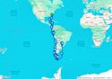31-DAY PANAMA CANAL, INCA & SOUTH AMERICA: CHILEAN FJORDS - O670A