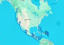 31-DAY PANAMA CANAL & EASTERN CARIBBEAN - K626A