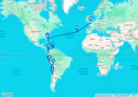 Valparaiso to Southampton - H706A