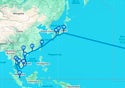 33-DAY PACIFIC CROSSING & SOUTHEAST ASIA