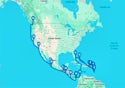 34-DAY PANAMA CANAL & EASTERN CARIBBEAN - K626A
