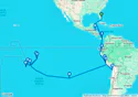 35-DAY WORLD CRUISE: PANAMA CANAL CROSSING & POLYNESIA - 6711D