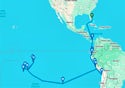 35-DAY WORLD CRUISE: PANAMA CANAL CROSSING & POLYNESIA