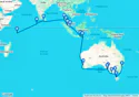 37-DAY WORLD CRUISE: AUSTRALIA, MADAGASCAR & SEYCHELLES - 6922C