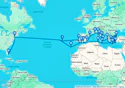 48-DAY LEGENDARY ULTIMATE MEDITERRANEAN & ATLANTIC PASSAGE-V657A