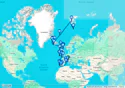 50-DAY FROM THE ICONIC RIVIERA TO REMOTE SVALBARD SHORES - P832C