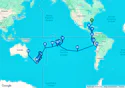 62-DAY WORLD CRUISE: PANAMA CANAL, POLYNESIA & NEW ZEALAND - 6711C