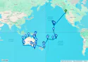 69-DAY SOUTH PACIFIC CROSSING & AUSTRALIA CIRCUMNAVIGATION - N671A