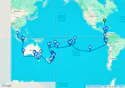 82-DAY WORLD CRUISE: SOUTH PACIFIC, NEW ZEALAND & AUSTRALIA - 6910B