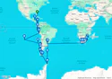 82-DAY SOUTH AMERICA, ANTARCTICA, SOUTH ATLANTIC & AFRICA