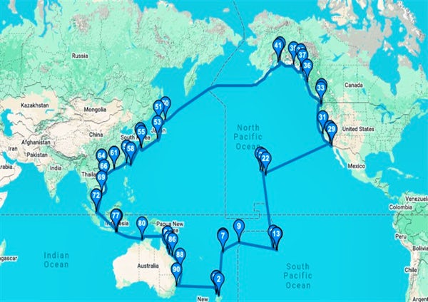 Circle Pacific (Roundtrip Auckland) cruise
