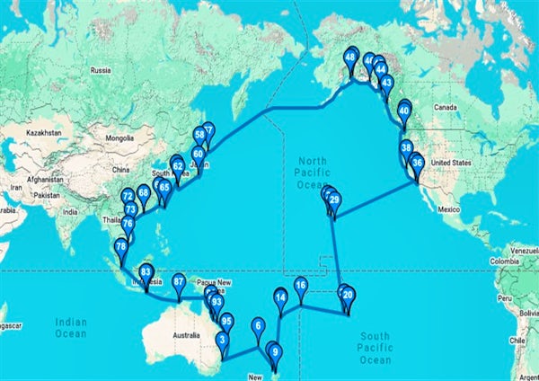 Circle Pacific (Roundtrip Brisbane) cruise