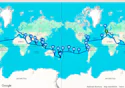 Spain, Turks and Caicos Islands, Bahamas, Panama, Ecuador, Peru, Chile, Pitcairn, French Polynesia,