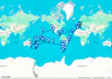 Italy, France, Spain, Gibraltar, Morocco, Cape Verde, Brazil, Argentina, Falkland Islands, Chile,
