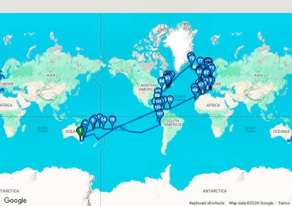 Grand World Odyssey  - Melbourne to Sydney - A914K