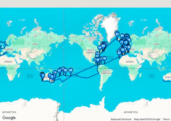Grand World Odyssey - Perth (Fremantle) to Sydney - A914G