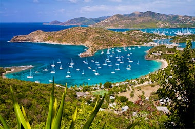 View of Falmouth, Antigua and Barbuda