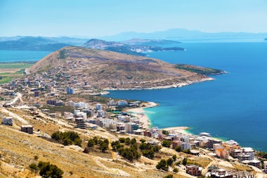 View of Sarande, Albania
