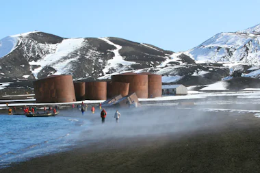 View of Deception Island, Antarctica