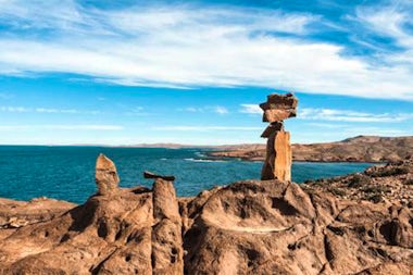 View of Camarones, Argentina