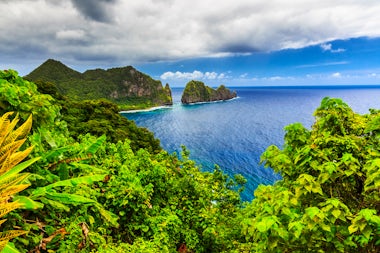 View of Pago Pago, American Samoa