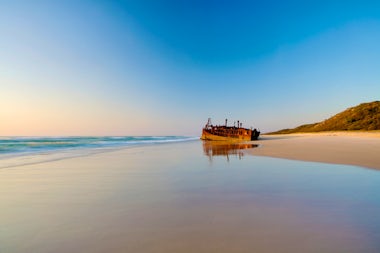 View of Fraser Island, Australia