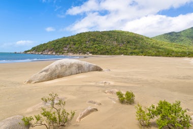 View of Restoration Island, Australia
