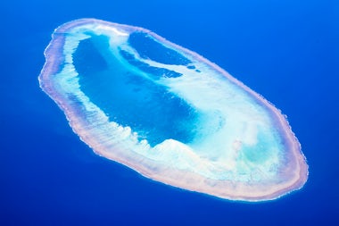 View of Rowley Shoals, Australia