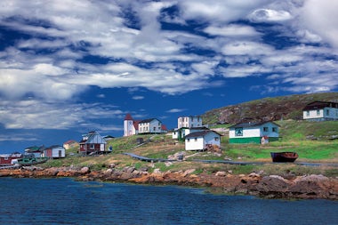 View of Battle Harbour, Canada