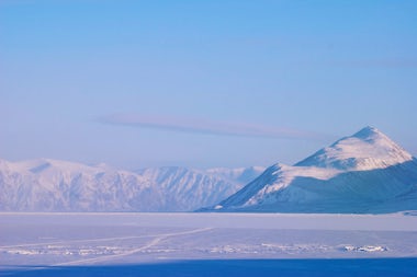 View of Bellot Strait, Nunavut, Canada