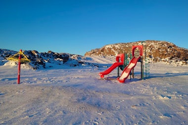View of Cape Dorset, Canada