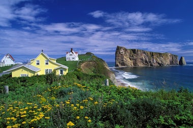 View of Gaspe, Canada
