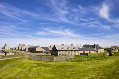 View of Louisbourg, Canada