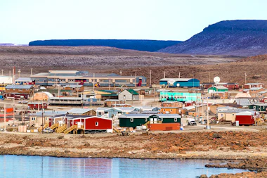 View of Ulukhaktok, Canada