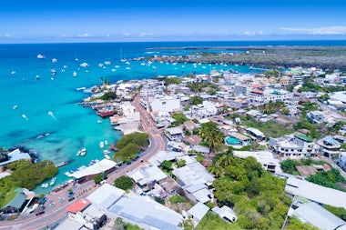View of Santa Cruz Island, Ecuador