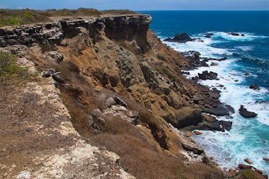 View of Isla de la Plata, Ecuador