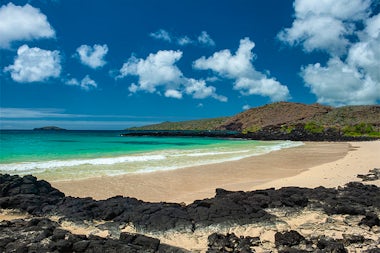 View of Punta Cormorant, Ecuador