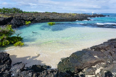 View of Urvina Bay, Ecuador
