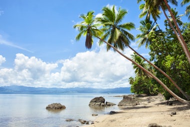 View of Savusavu, Fiji