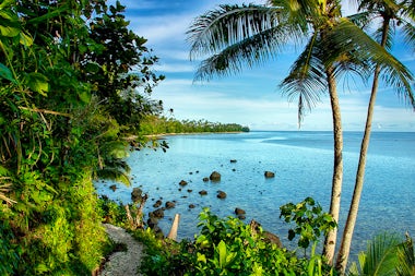 View of Taveuni, Fiji
