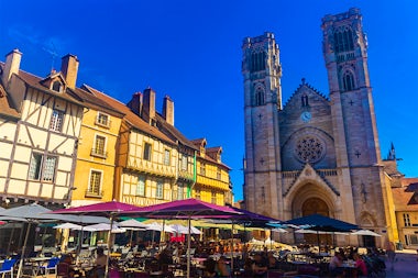 View of Chalon-sur-Saône, France