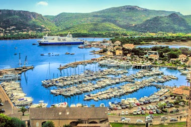 View of Porto Vecchio, France
